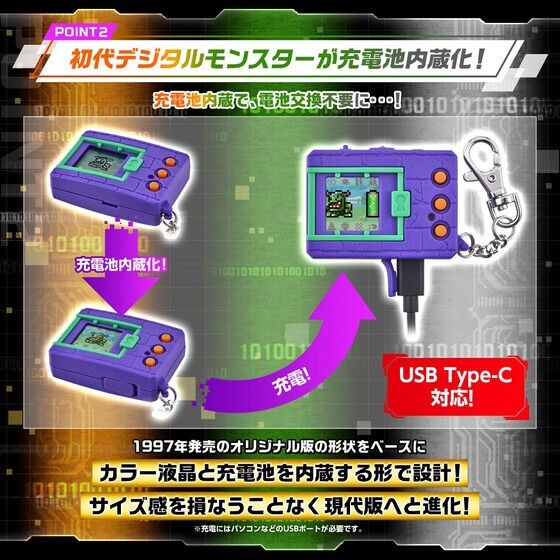 BANDAI Digital Monster Color Ver.5 Original Clear Green JAPAN