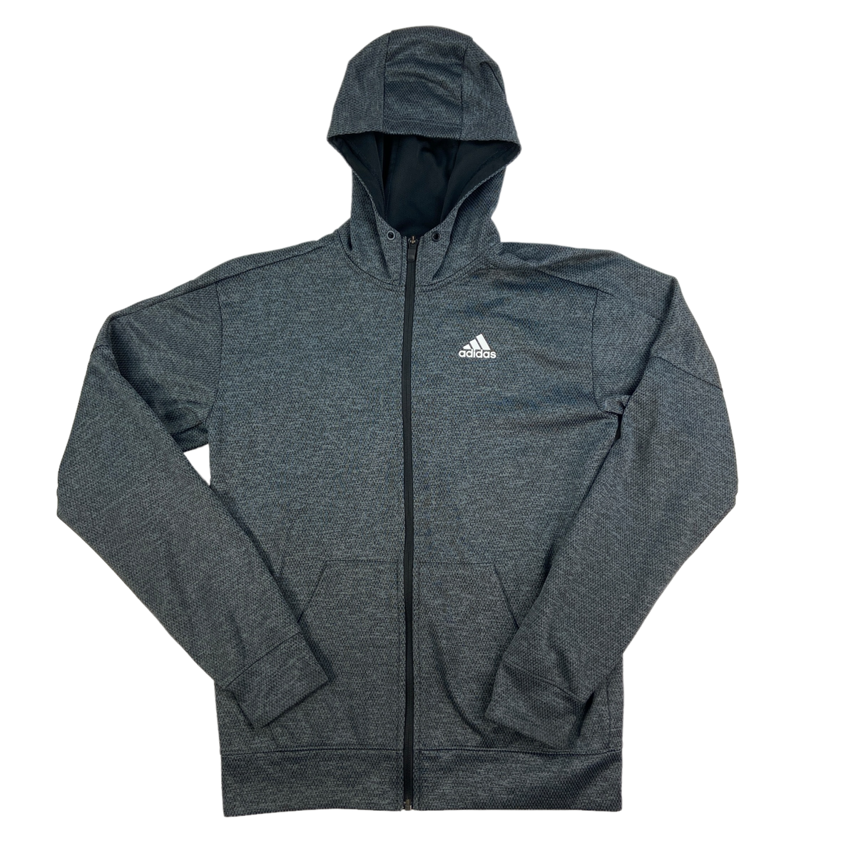 adidas Full Zip Hoodie climawarm Jacket Sweatshirt Grey adidas Full Zip Hoodie climawarm Jacket Sweatshirt Grey