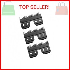 3pcs Black Fast Feed Ceramic Blades Replacement Blades for Oster Fast Feed Clipp