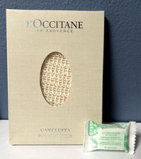 L'OCCITANE Bath Set Lot Kit Loofah Body Buffer Scrub Effervescent Bath Cube