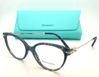 New TIFFANY & Co Eyeglasses TF 2217 8015 53-17 140 Havana