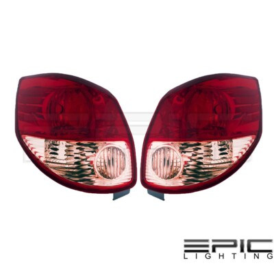 Rear Brake Center Tail Lights for 2003-2004 TOYOTA MATRIX - Left Right Side Pair