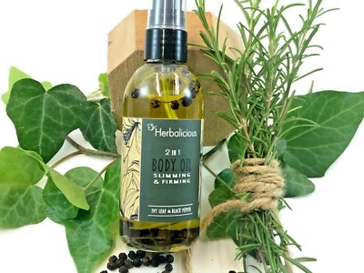 Slimming & firming body oil - organic fat burning massage oil - skin tightening