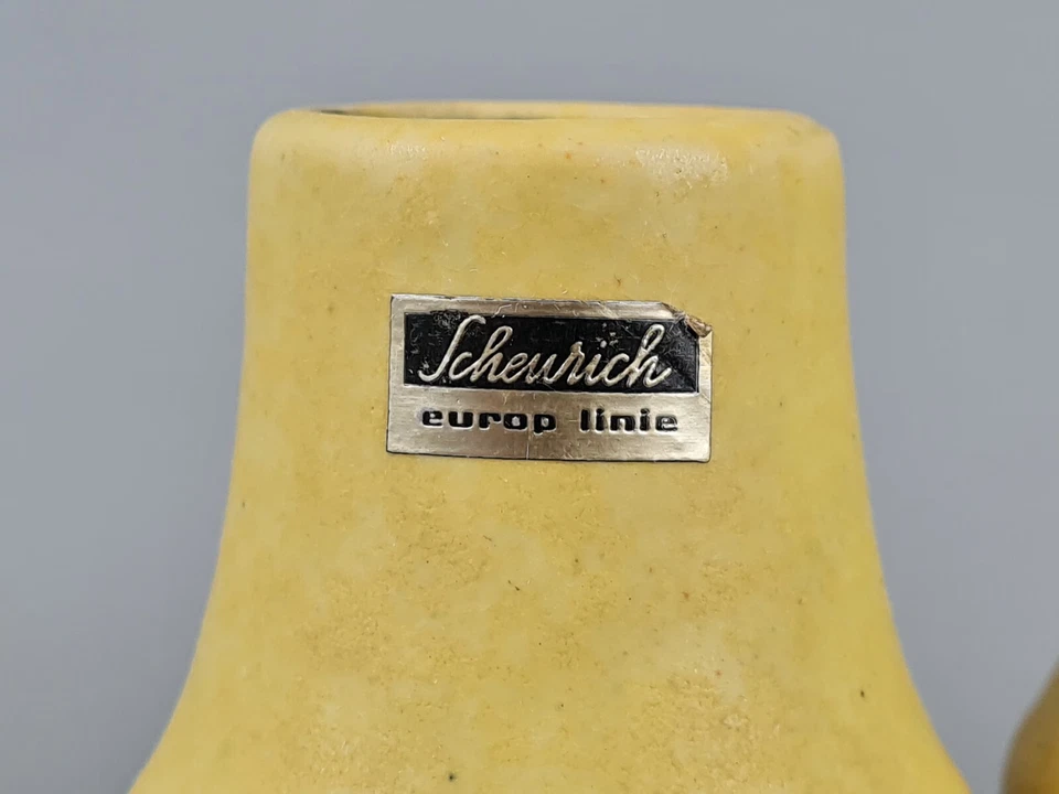 60s70s 2er Set Mini-Vase Blumenvase Scheuerlich Keramik Mid Century Design... - Bild 3 von 4