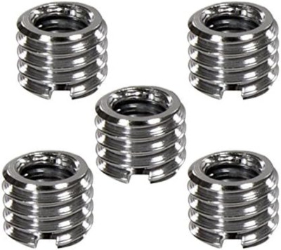 Metal 1/4 Inch to 3/8 Inch Tripod Thread Adapter, Easy Mount Convert Screw Adapt