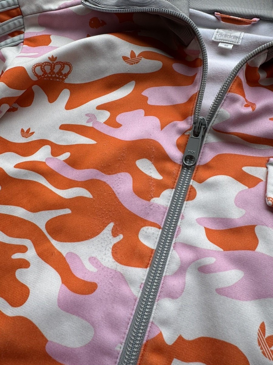 トップス adidas MISSY ELLIOTT track jacket jersey Adidas Missy Elliott Pink Orange Camo Track Jacket Small | eBay
