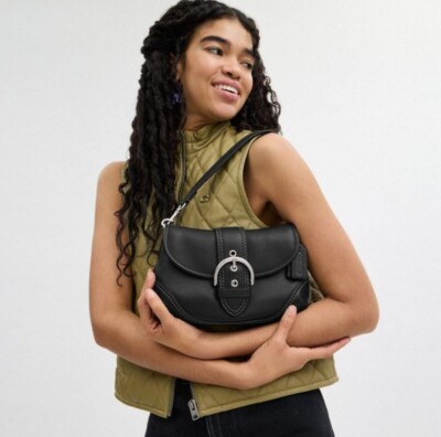 Coach CR699 Soho Shoulder Bag Handbag Regenerable Leather Outlet