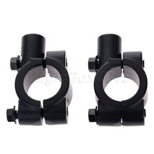 7/8" 10mm Thread Motorcycle Handlebar Rearview Mirror Mount Holder Adapter Clamp