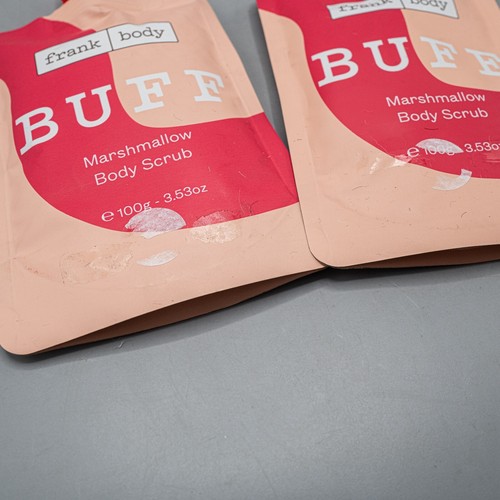 Frank Body Buff Marshmallow Body Scrub 100g 3.53 OZ - Lot of 2 - Picture 2 of 3