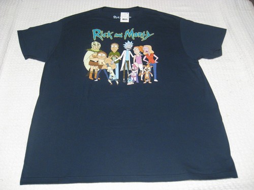 RIPPLE JUNCTION Adult Swim Rick and Morty Adult 2XL Short Sleeve T-Shirt NWT! - 第 1/6 張圖片