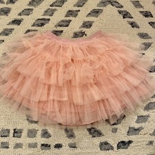 LOVESHACKFANCY x GAP Kids Girls Pink Tulle Flippy Skirt Ballet M/8