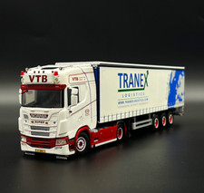 Scania S highline CS20H 4x2 curtainsider "Tranex" WSI truck models  1:50