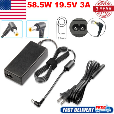 19.5V AC Adapter For Sony VAIO VGP-AC19V25 VGP-AC19V26 VGP-AC19V27 Power Supply 