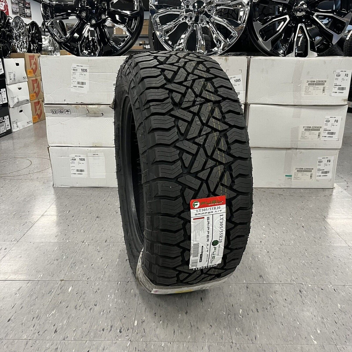 4 New 265/50R20 Fuel Gripper A/T All Terrain New 265 50 20 Tire 10 