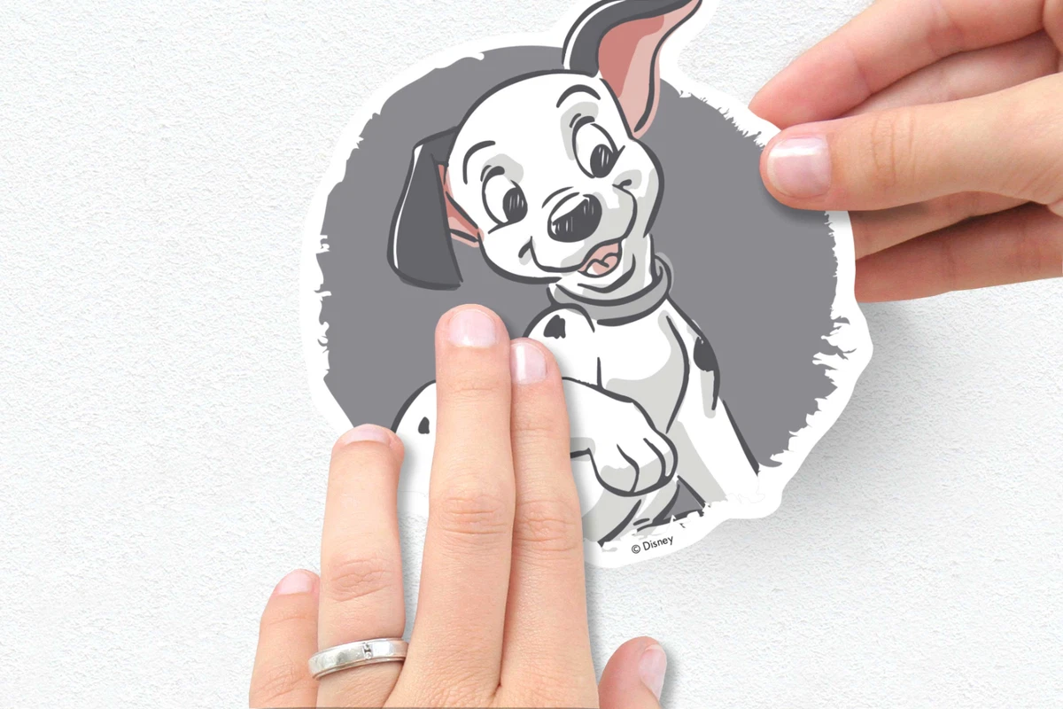 Set De Pegatinas Pared Disney Animales 100x70cm Gris Vinilo