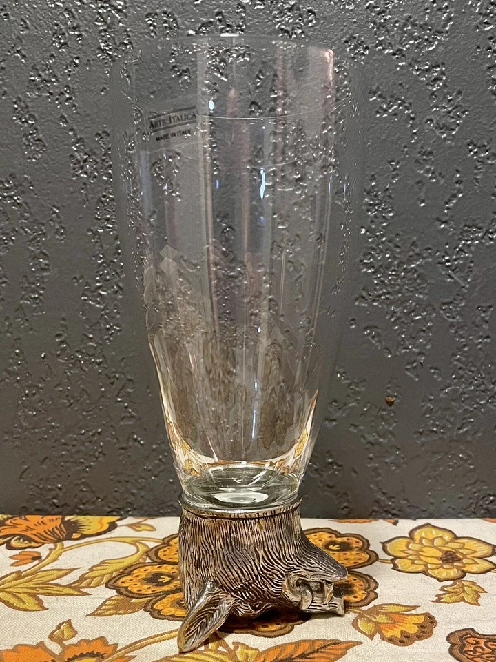 Jabalí de cristal Arte Itálica Animale Pilsner Foto 3 de 4