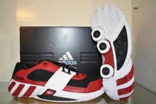 Zapatillas de baloncesto Adidas Agent Gil Restomod para hombre GY0362 rojas/negras/blancas nuevas en caja
