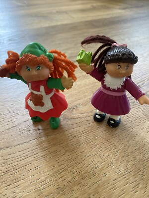 Lot of 2 Vintage 1992-94 McDonalds Cabbage Patch Toys Happy Meal Doll Figurines