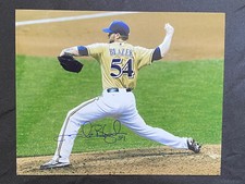 Michael Blazek Milwaukee Brewers Signed Auto Autographed 8x10 Photo