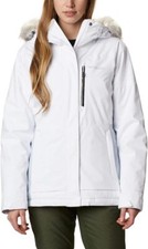 Columbia Women's Ava Alpine Insulated Waterproof Ski Jacket White Xs