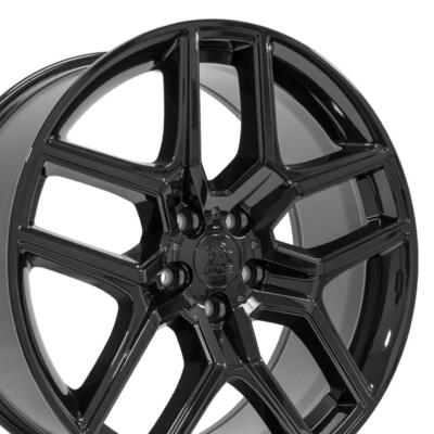 20x9 Black 10061 Wheels Set of 4 Fits Ford Explorer Flex Freestyle