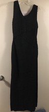 Calvin Klein Black Gown Floor Length Sz 6 Dress