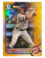 Jared McKenzie 2022 Bowman Draft 1st Gold Refractor /50 Nationals