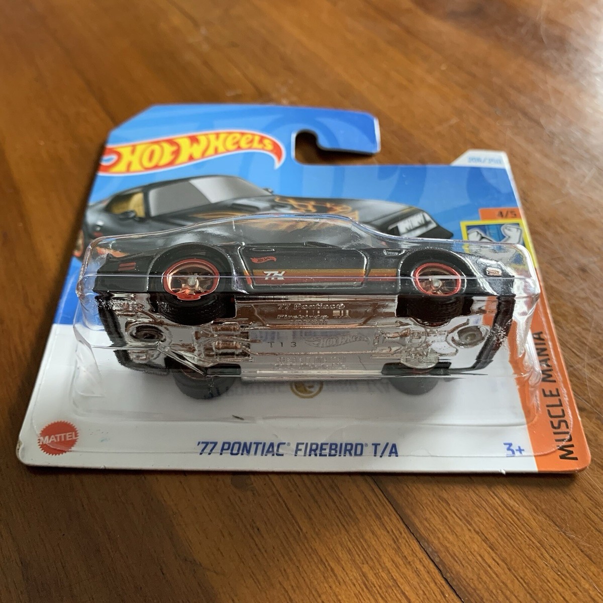 Hot Wheels Short Card 2024 Super Treasure Hunt '77 Pontiac