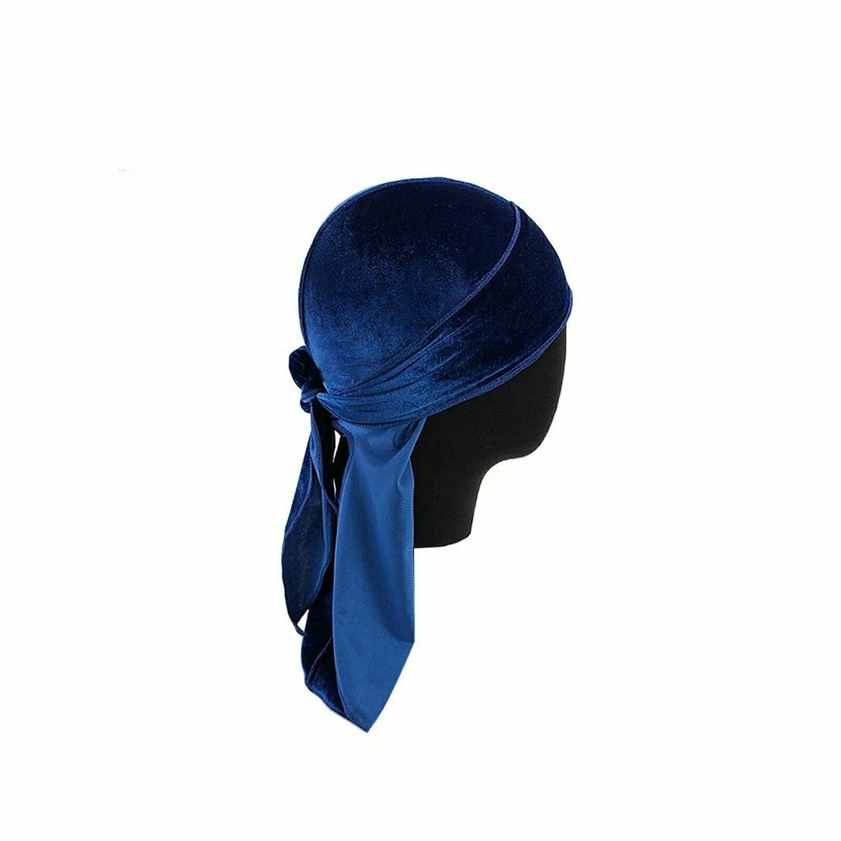 Velvet Durags For Men Long Tail Doo Rag Velvet Men Du Rag Bandana Shiny  Durag Long Tie Waves Cap Durag