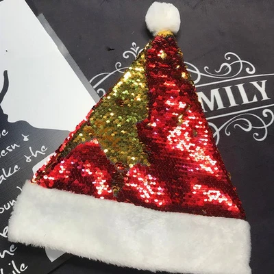 2 PCS Chapeau Paillette Chapeaux De Fête Du Nouvel An À Paillettes - Photo 1/4