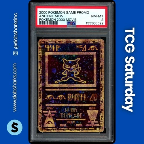 2000 POKEMON MOVIE GAME PROMO #NNO ANCIENT MEW PSA 8