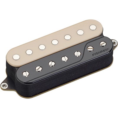 Fishman Fluence Classic Humbucker 7-String Open Core Reverse Zebra Bridge