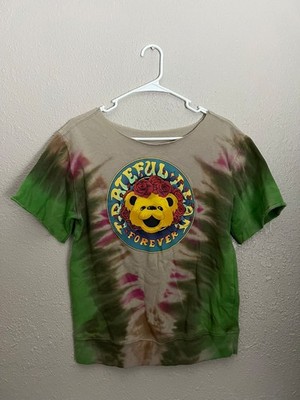Grateful Dead Women s Forever Grateful Tie Dye Crewneck Shirt Custom