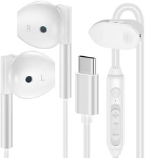 USB C Headphones Wired for Samsung Galaxy A16 5G A15 A55 A35 A25 S25 Ultra S24 A