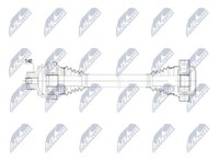 Original NTY Antriebswelle NPW-AU-083 FüR Audi