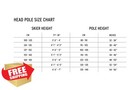 HEAD Unisex Multi Brushed Aluminum Black Ski Poles