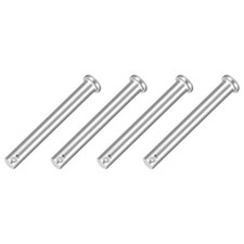 4Pcs 3/8" x 3-1/8" Single Hole Clevis Pins 304 Stainless Steel Flat Head Pins]