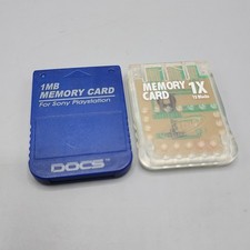 Sony Playstation PS1 Memory Card Lot of 2 - 5