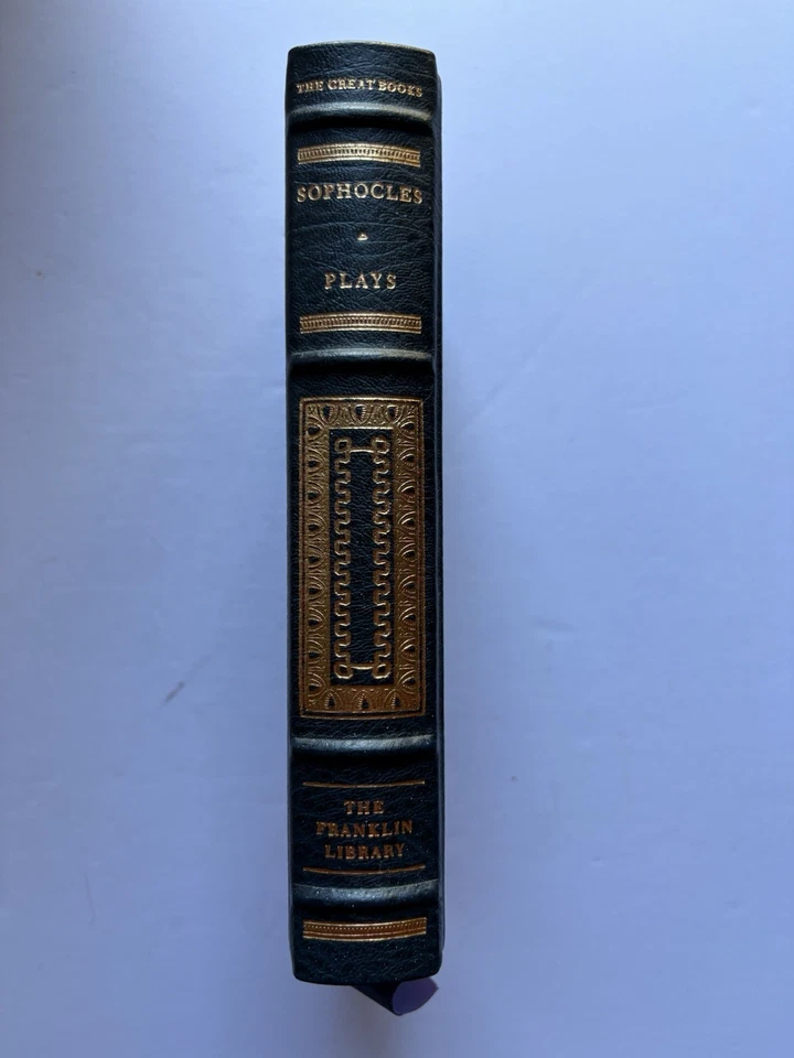 The Plays of Sophocles Franklin Library 1980 Leather Great Books - Illustrated Foto 3 de 4