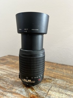 Nikon DX AF-S NIKKOR 55-200mm f/4-5.6G ED VR Zoom Lens Nikon F Mount AS IS