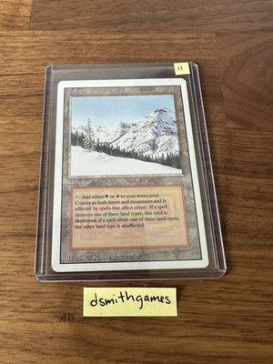 Wizards of the Coast Magic: The Gathering Taiga Rare Land Revised Regular