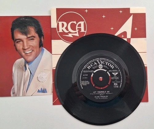 Elvis Presley 'Let Yourself Go' 1968 RCA Victor Records Original UK 7"Single