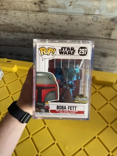 Funko Pop! Star Wars Boba Fett Blue/Chrome 297 Star Wars Celebration 2019