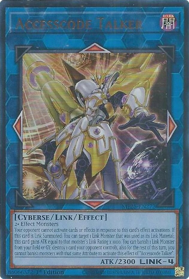 Accesscode Talker - MP25-EN272 - Ultra Rare - 1st Edition Near Mint