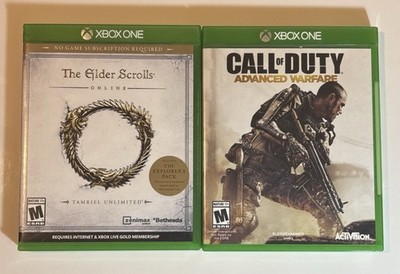 Lot(2)Xbox One Games-Call Of Duty Advanced Warfare And The Elder Scrolls Online
