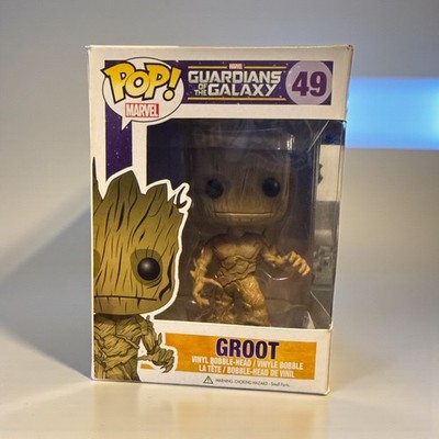 Funko Pop! Marvel Guardians of the Galaxy #49 Groot Vinyl Bobble-Head w/ Box