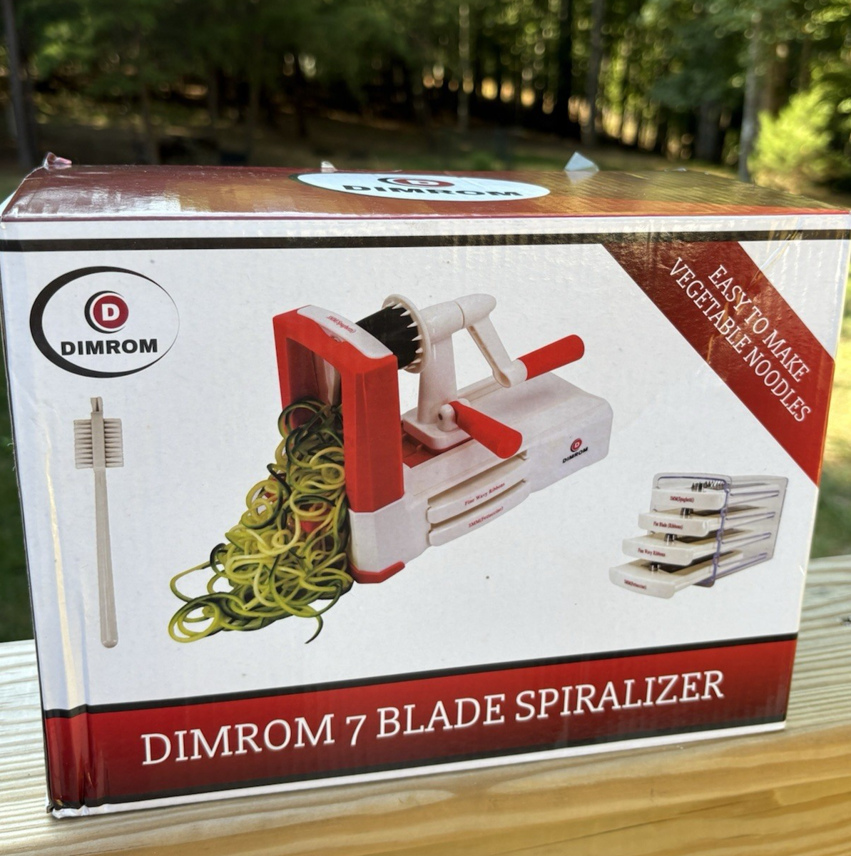 NEW Spiralizer 7-Blade Fruit and Vegetable Spiral Slicer Noodle