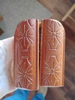Sweet Vintage Wood Orthodox Triptych Religious Folk Art Byzantine Style Tri Fold — photo 5