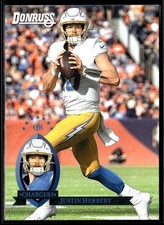 2021 Clearly Donruss #91-11 Justin Herbert Clearly Retro 1991