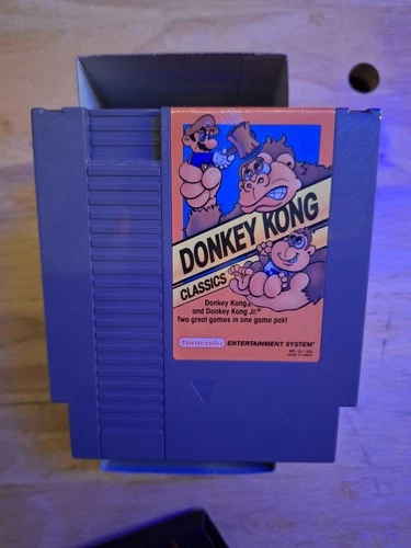 Donkey Kong Classics NES Original Nintendo Cartridge w/ Dust Sleeve Tested